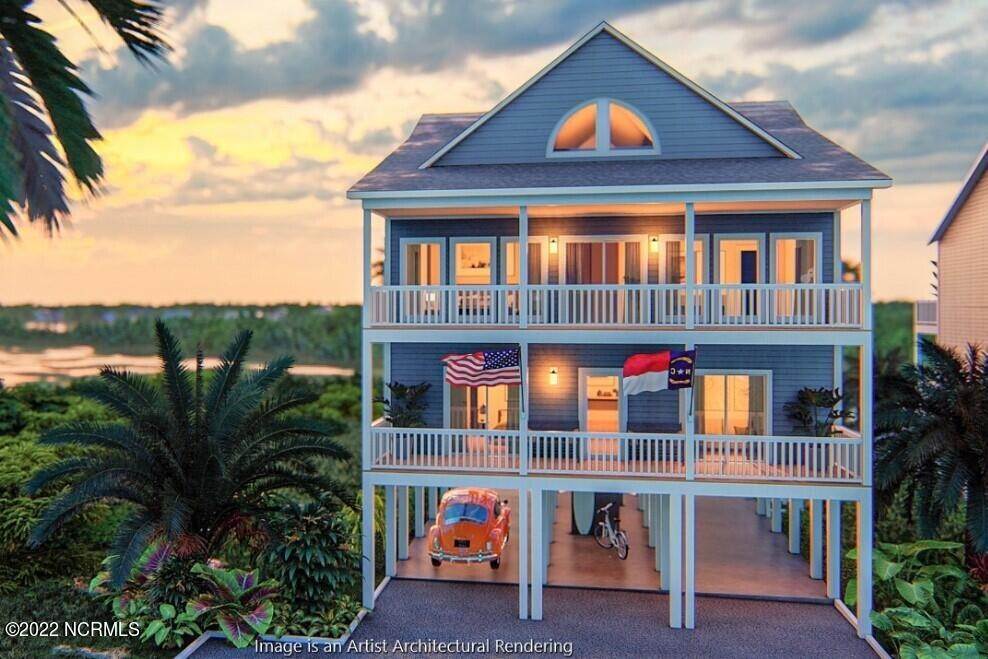 Single Family Homes для того Продажа на Tbd Lacosta Place N Topsail Beach, Северная Каролина 28460 Соединенные Штаты