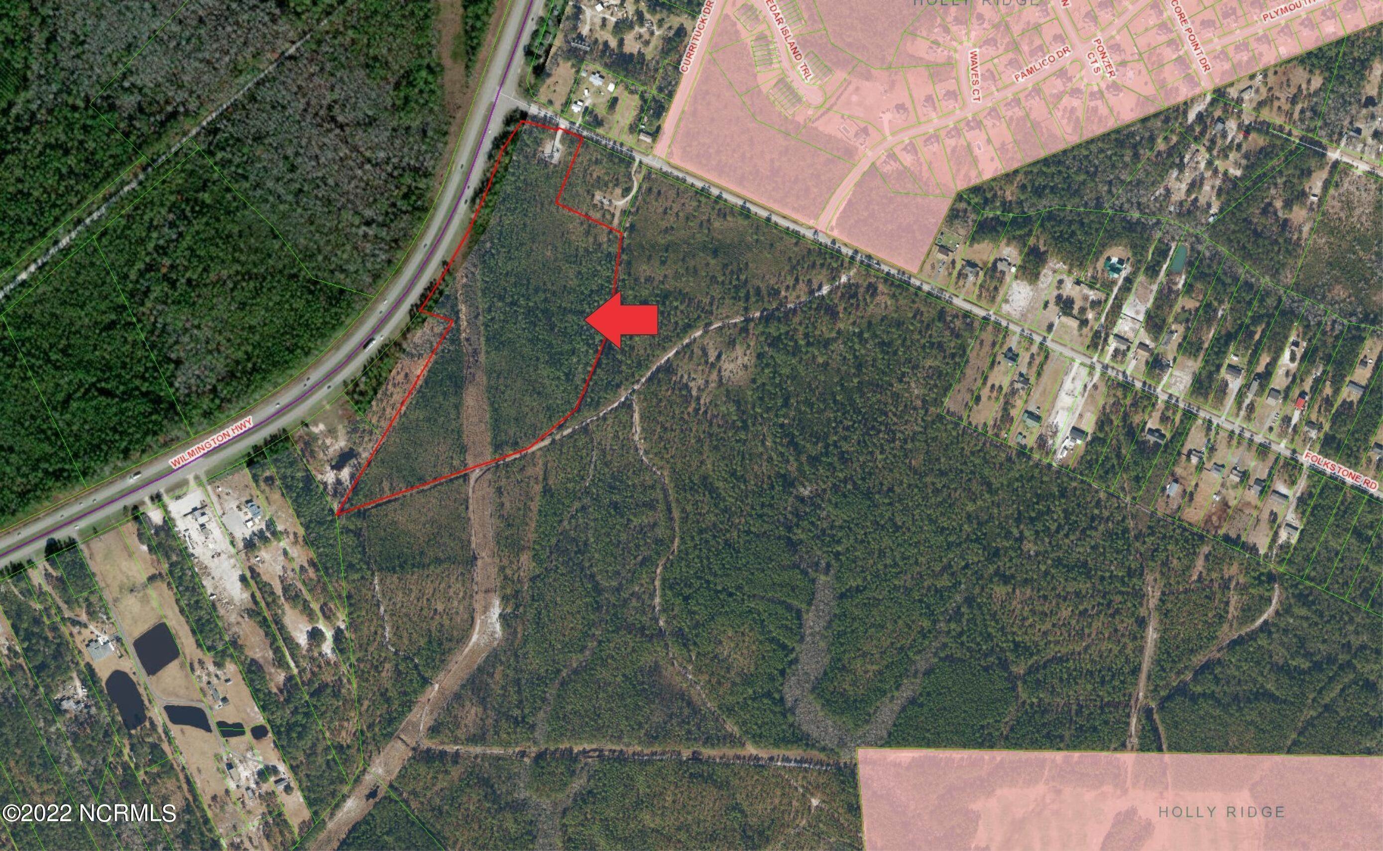 Land for Sale at 21.17 Acre Wilmington Hwy Holly Ridge, North Carolina 28445 United States