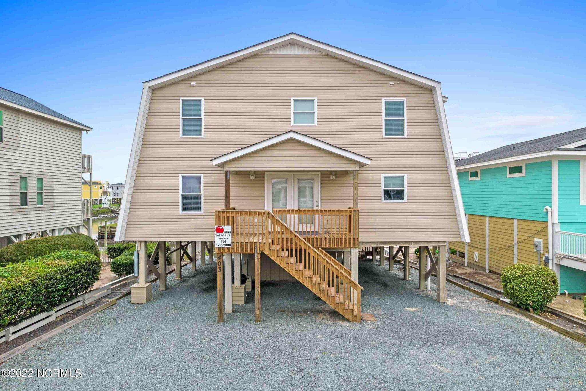 Single Family Homes for Sale at 403 Sailfish Street Sunset Beach, North Carolina 28468 United States