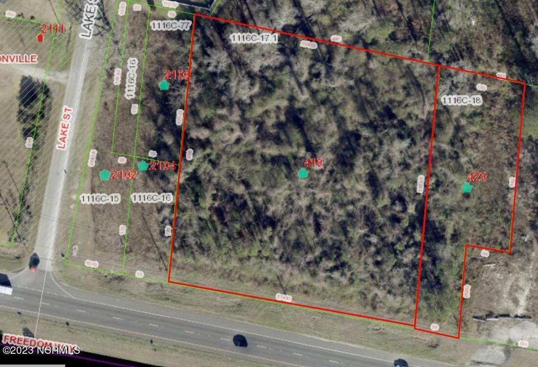 Land for Sale at 419 & 429 Freedom Way Midway Park, North Carolina 28544 United States