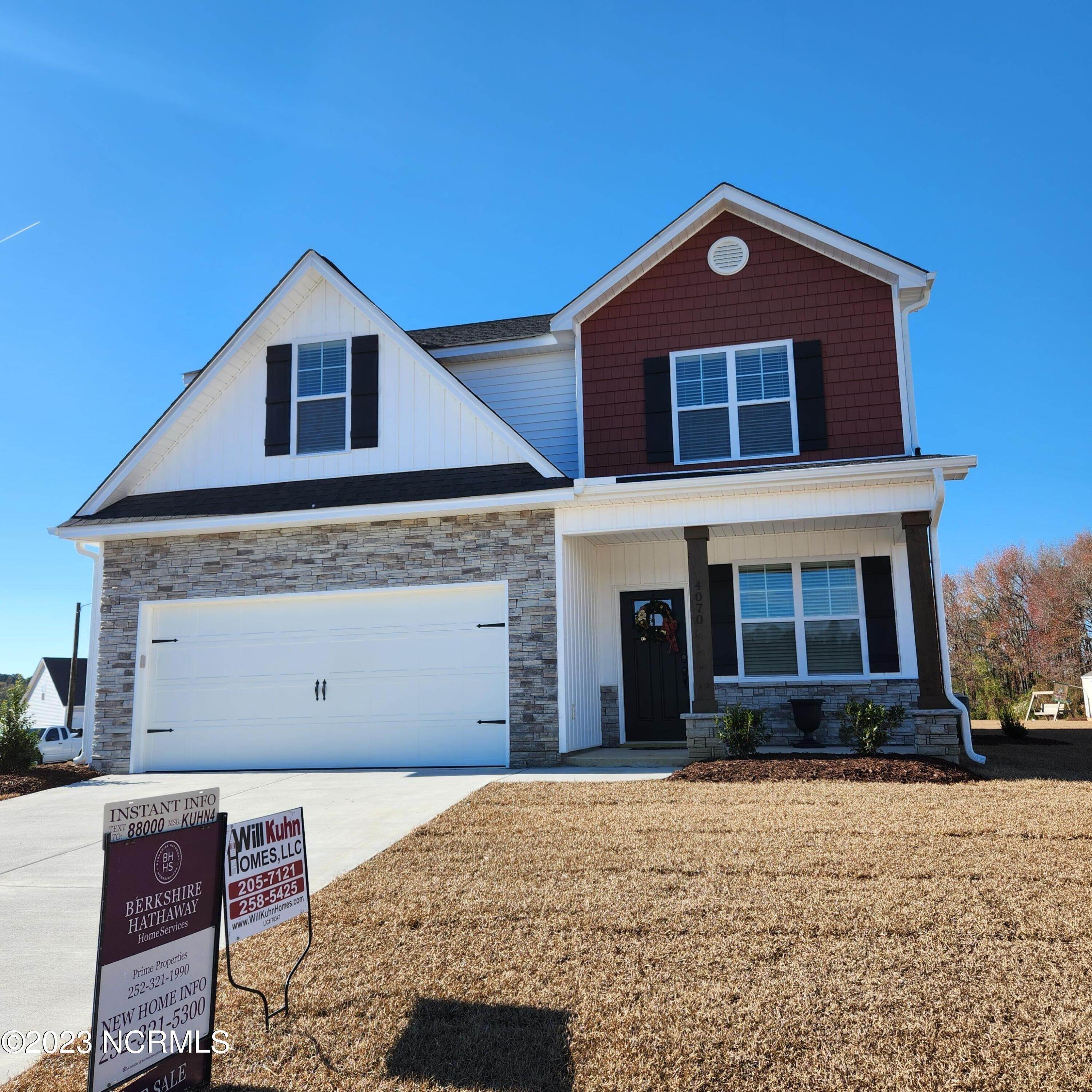 Single Family Homes для того Продажа на 4070 Swift Creek Run Ayden, Северная Каролина 28513 Соединенные Штаты